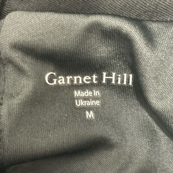 garnet Hill Black Maxi Dress, High Surplice Neckline, Button Back, Med - Picture 7 of 11